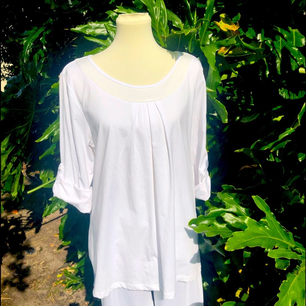 Women’s White Top 100% Cotton